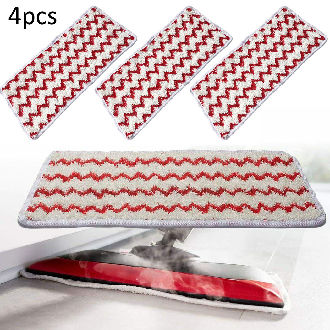4XMicrofiber Pad Replacements For Vileda Steam XXL Power Pad Steam Cleaner Absolute Replacement Accessories Home Appliance