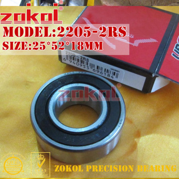 ZOKOL bearing 2205 2RS 1505-2RS Self-aligning ball bearing 25*52*18mm