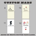 Custom Organic fold raw/off white cotton brand Labels baby kid Clothes Name Tags Handmade labels/Color print cotton labels tags
