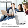 2.4G Wireless WiFi Repeater Dual Band 300Mbps Signal Amplifier Booster 2 Antennas WiFi Range Extender Wlan LAN Port Router