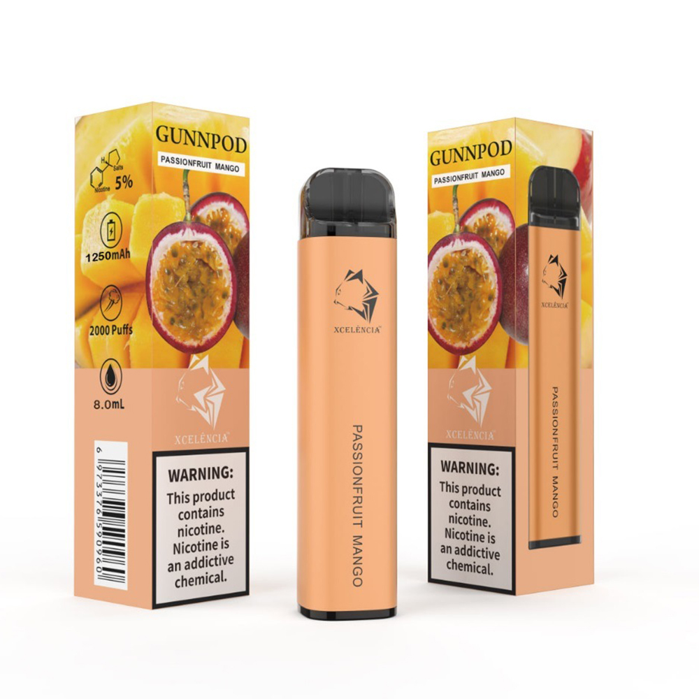 2021 Newly Launched Australia Gunnpod 2000puff 8ml Juice Gun Pod Vape Pen Puff Bar Sticks Flavors Disposable Vape Pod 1 Jpg