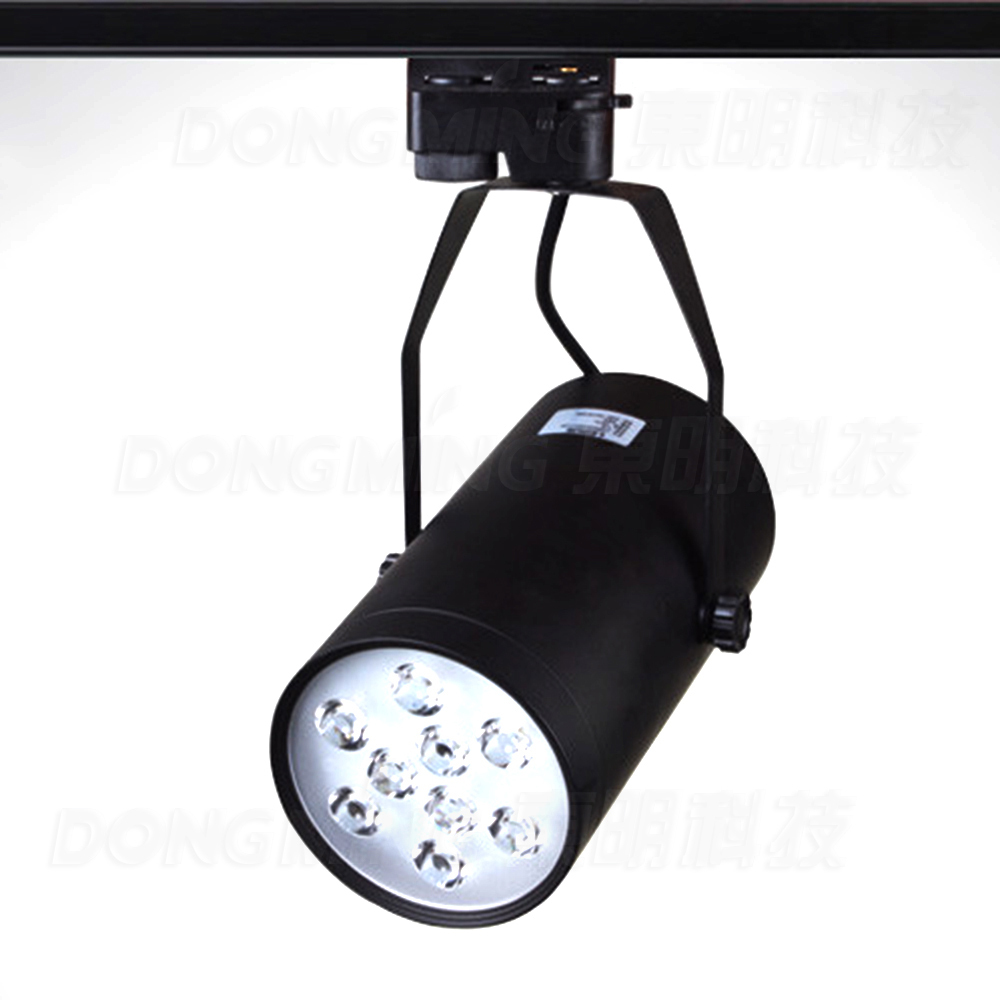 LED track light 9w commercial light rail lamp Black White body High quality decorative supermakret store flexible track lighting
