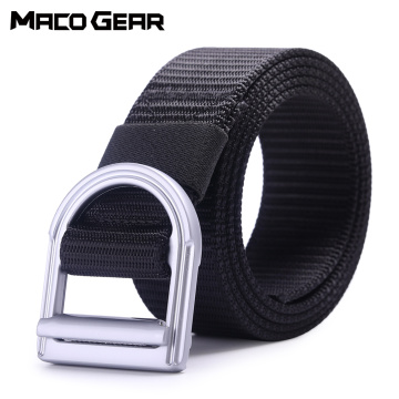 Metal Buckle Nylon Tactical Belt Military Waist Support Sports Outdoor Waist Hunting Training Camping Combat Army Waistband Men