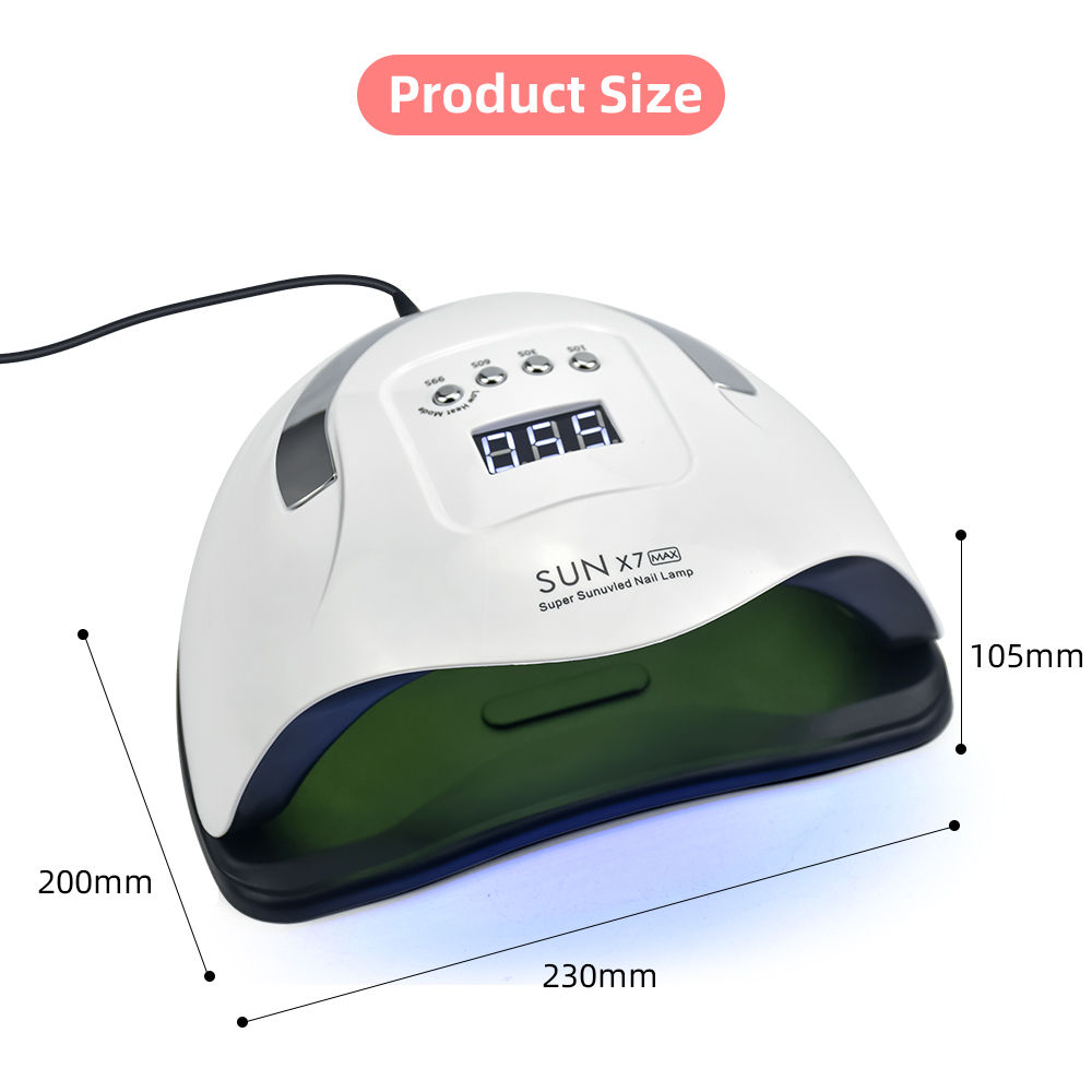 114W High Power SUNX7 MAX Led Lamp Nail Dryer For All Types Gel 57 PCS LED for Curing UV Gel Varnish Auto Sensor Nail Lamp Tool