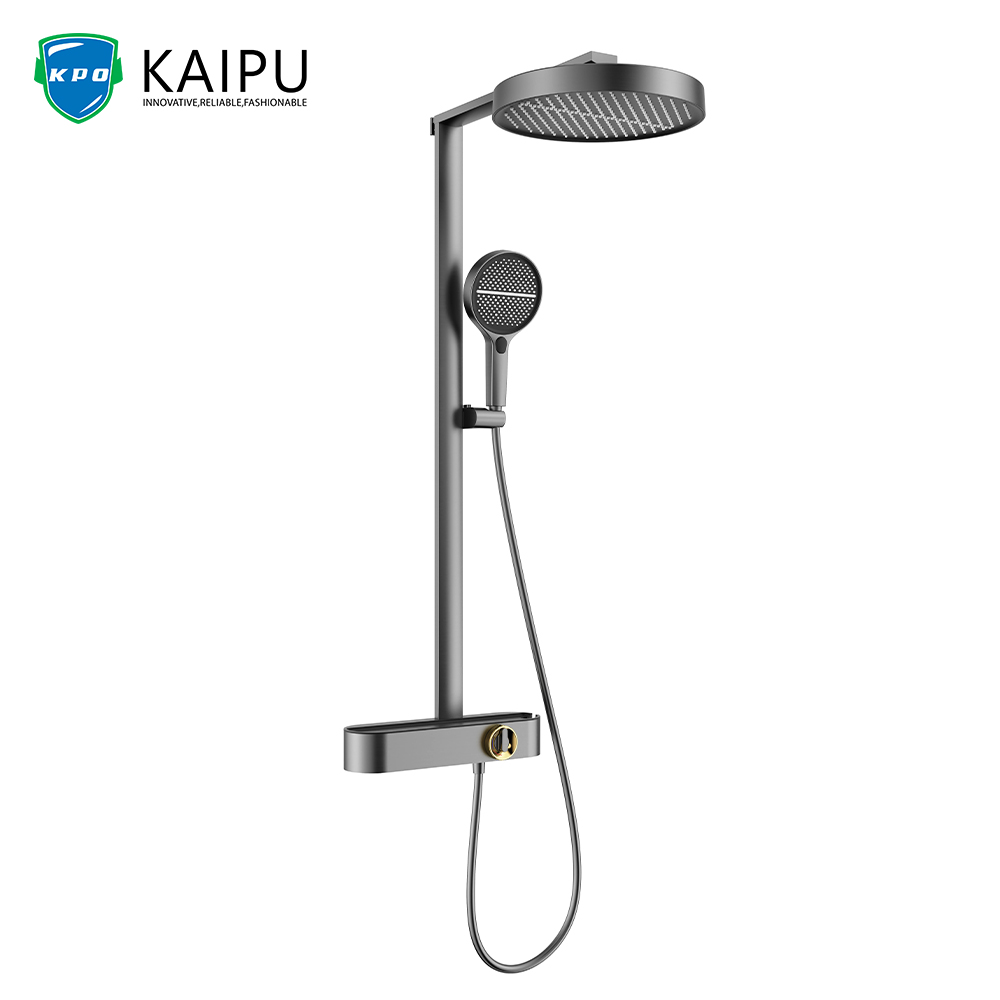 exposed shower system with hand shower and shower head (28)