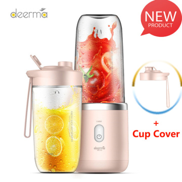 Original Deerma Portable Electric Juicer 400ML Wireless Automatic Multipurpose Mini USB Rechargable Juice Cup Blender Cut Mixer