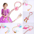 16 Styles Kids Girls Blonde Cosplay Weaving Braid Tangled Rapunzel Princess Headband Hair Accesorries Girl Wig Headwear