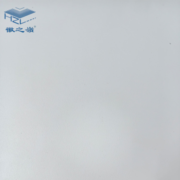 E White Leather Grain Impact Resistant Panel