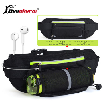 Invisible Water Bottle Bag Sports Running Waist Bags Reflective Stripe Waist Belt Packs Fitness Phone Pouch Hiking Shoulder Bags