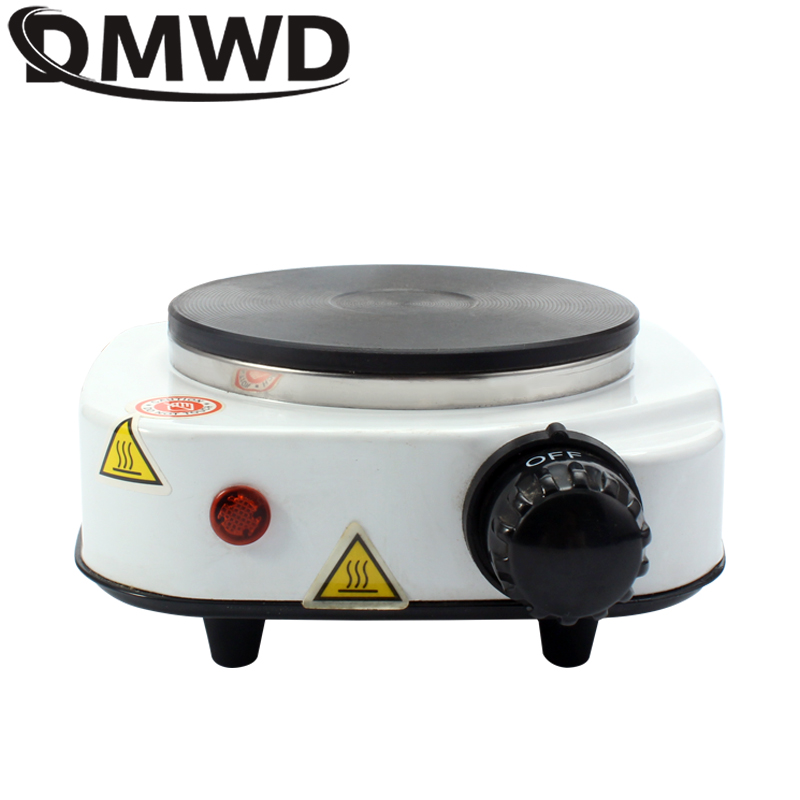 DMWD 500W MINI Electric Coffee Heater no radiation hot milk stove oven furnace induction cooker plate Mocha surface 110V 220V