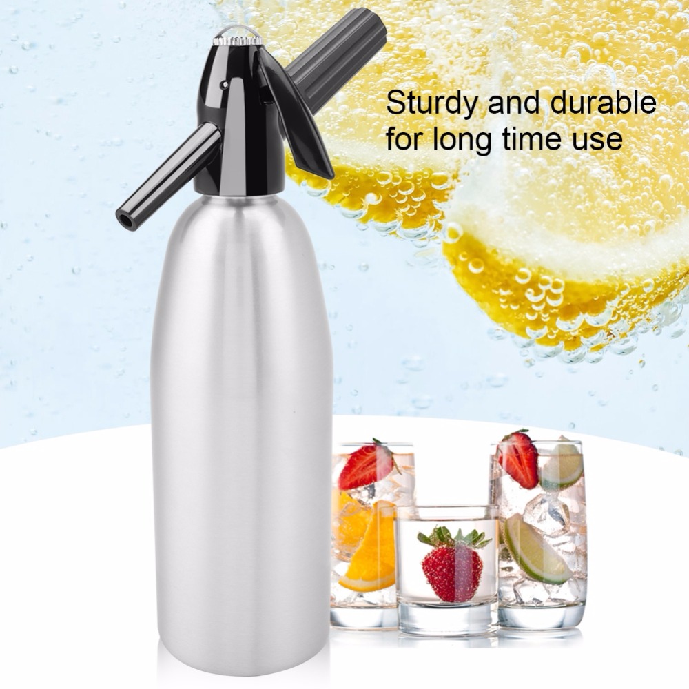 DIY Home Drink Juice Machine Bar Beer Soda Maker Steel Bottle Soda Stream Foam Cylinders Injector