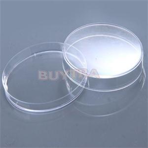 Affordable 10Pcs Sterile Petri Dishes w/Lids for Lab Plate Bacterial Yeast 55mm x 15mm