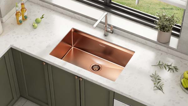 Stainless Steel 28 NANO Color Single Bowl Sink-2