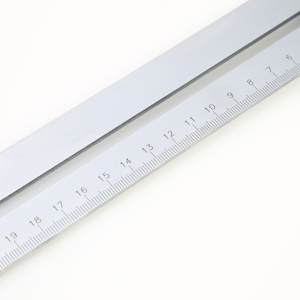 Portable 200mm/250mm/300mm Ruler Screw Cutting Marking Gauge Mark Scraper Tool Woodworking Carpenter Measuring Ruler