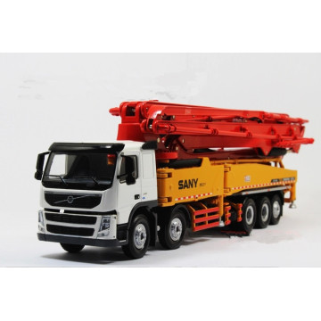 Collectible Alloy Model Gift 1:50 Scale SANY 62m Concrete Pump Truck Volvo Tractor Engineering Machinery DieCast Toy Model