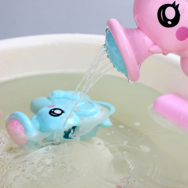 Baby Cartoon Elephant Shower Cup Child Washing Hair Tools Shampoo Cup Kids Shower Water Spoon Bath Toy Multipurpose