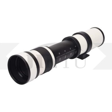 JINTU 420-800mm Telephoto Lens Manual Zoom Camera Lenses for Canon T5 T5i T6 T6i 70D 80D 5D DSLR + Bag White in Wildlife Photo