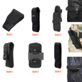 Molle Tactical Flashlight Pouch Multifunctional LED Torch Holster Case Cover Outdoor Camping Hiking Hunting Tools Survival Kits