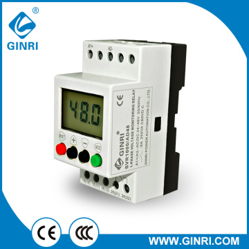 GINRI SVR1000 Single Phase DC Under Voltage Relay Monitor Relays lift part relay 12V 48V 220V elevator parts free shipping