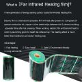 0.5mx0.5m/2m/4m Infrared Heating Film 220V Electric Warm Floor System Indoor Heating Foil Mat Underfloor Heating Carbon Film
