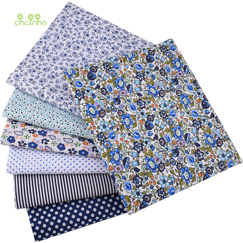 Floral Series,Cotton Plain Thin Fabric,Patchwork Clothes For DIY Quilting & Sewing,Fat Quarters Material,50x50cm