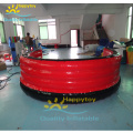 Rental inflatable commercial crazy boat ufo 6 persons towable tube