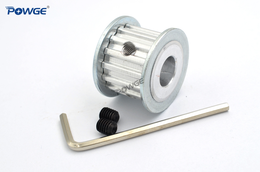 POWGE Trapezoid 15 Teeth T5 Timing Synchronous pulley Bore 5/6/6.35/7/8/10/12/14mm for belt width 10/15mm Gear Wheel 15T 15teeth