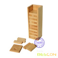 BESCON DICE Wooden Jenga Blocks Tumbler Set of Tower in Wooden Box Packing