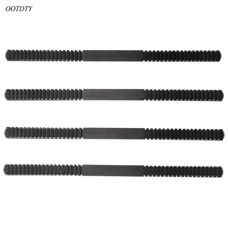 OOTDTY Thread Repair Restoration File Teeth Correction Metric Hardware Mini DIY Tools