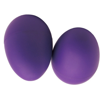 2x Purple Shaker Eggs Musical Percussion Sand Shaker Hand Held