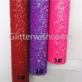 Glitterwishcome 21X29CM A4 Size Neon Glitter Fabric, Chunky Glitter Leather, Faux Leather fabric Vinyl for Bows, GM574A