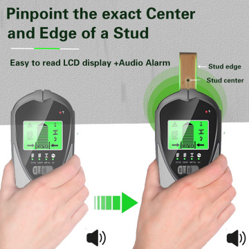 4 In 1 Portable Wall Scanner Joist Detection Sensor For Wood Metal Electronic Accurate Backlit Center LCD Display Stud Finder