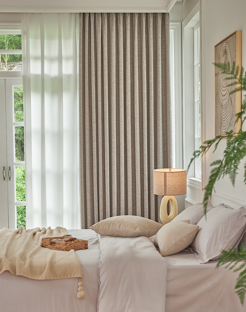 Home Textiles Heat Insulation Dyed Curtain
