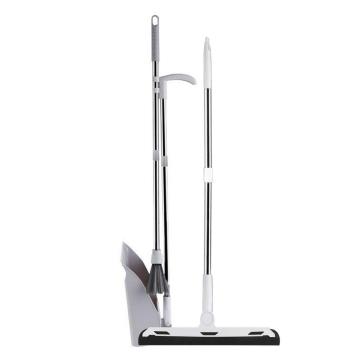 2/3PCS Broom And Dustpan Set Combination With Extendable Broomstick Cleaning Broom Dustpan Set Foldable And Standing Home Mops