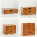 Vintage Wooden Box Storage Drawer Wooden Chest Of Drawers Jewelry Box Cosmetics Organizer Home Decoration Desktop Storage Box