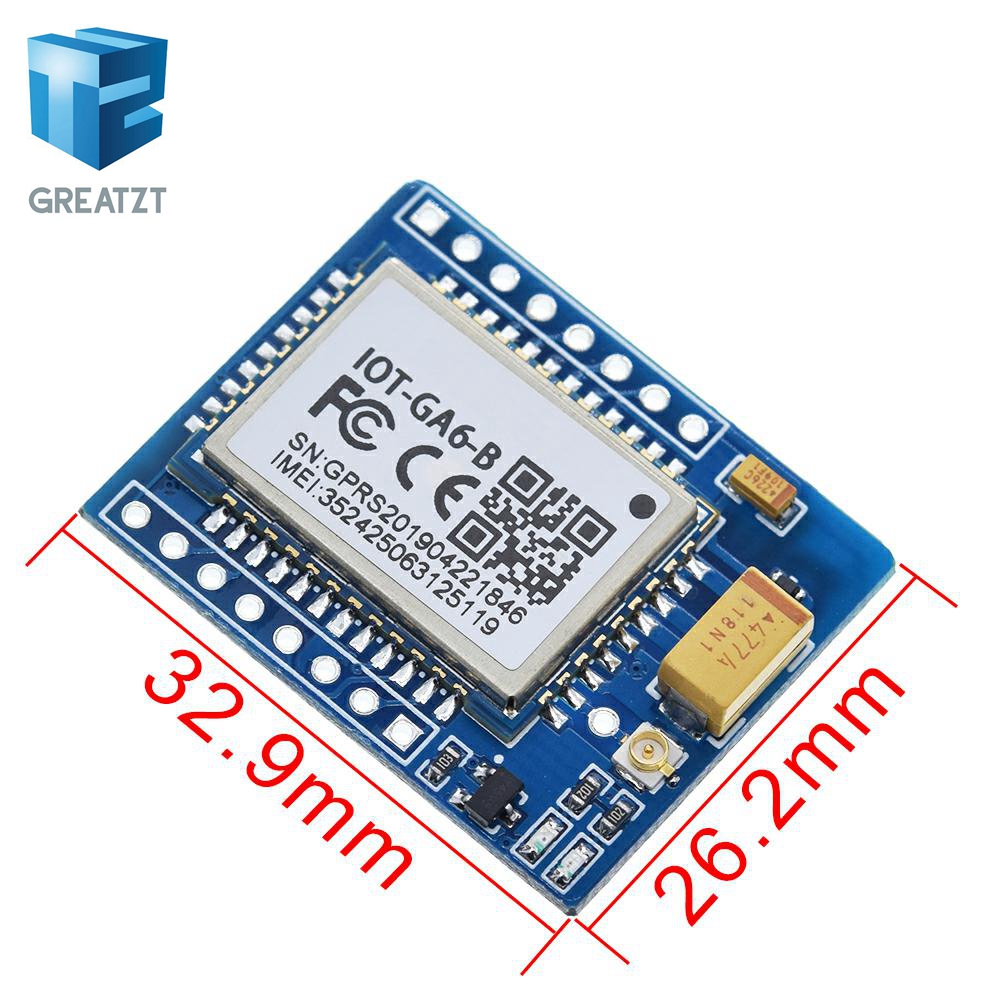 GREATZT Mini A6 GA6 GPRS GSM Kit Wireless Extension Module Board Antenna Tested Worldwide Store for SIM800L