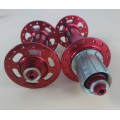 Powerway M74 snow bicycle hubs 32 holes O.L.D. front 135mm rear 190mm QR version in Red, 150mm 170mm 197mm thru axle available
