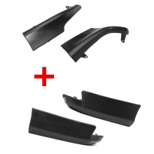 New A Pair Front / Rear Car Bumper Splitter Spoiler Lip Diffuser Protection Protector For Toyota Corolla 2011 2012 2013 S Style