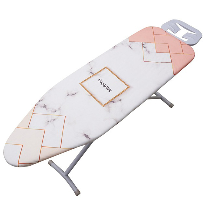 1pc 140*50CM Ironing Board Cover Marble Cloth Printed Protective Non-slip Thick Colorful Ironing Board Covers Polyester Cotton