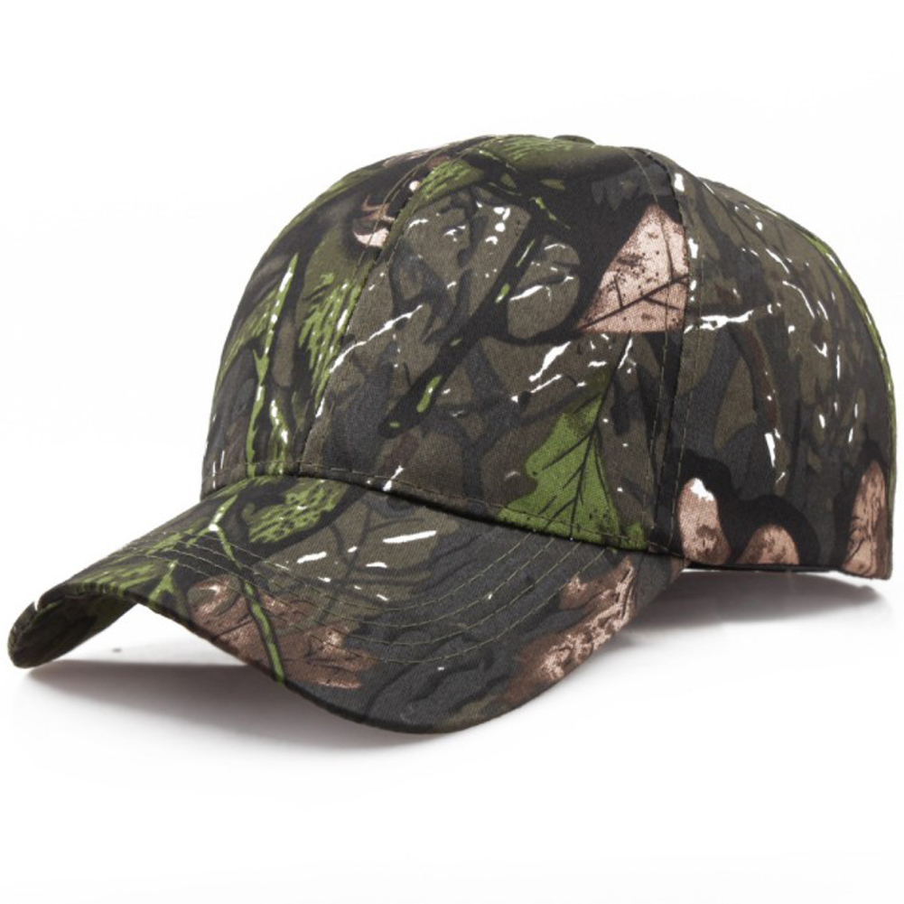 Outdoor Sunscreen Quick-Drying Cap Jungle Leaves Camouflage Cap Unisex Men And Women Camo Baseball Cap Hat Casquette Fishing Hat