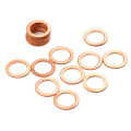 20Pcs Flat Ring Seal Kit 14*20*1MM Copper Washer Solid Gasket Sump Plug Oil Seal Tool Fittings For Generators Machinery