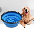 Portable Puppy Dog Bowl Pet Collapsible Slow Hook Environment-friendly Feeding Bowl Dog Bowls Pet Water Feeder Supplies New