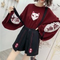 Harajuku Chinese Top Japanese Sweets Ladies Tops And Blouses 2020 Preppy Style Chinese Style Clothing Women Clothes 10533