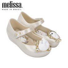 Mini Melissa Ultragirl + Beauty and The Beast Girl Jelly Shoes Sandals 2020 NEW Baby Shoes Melissa Sandals for Kids Zandalias