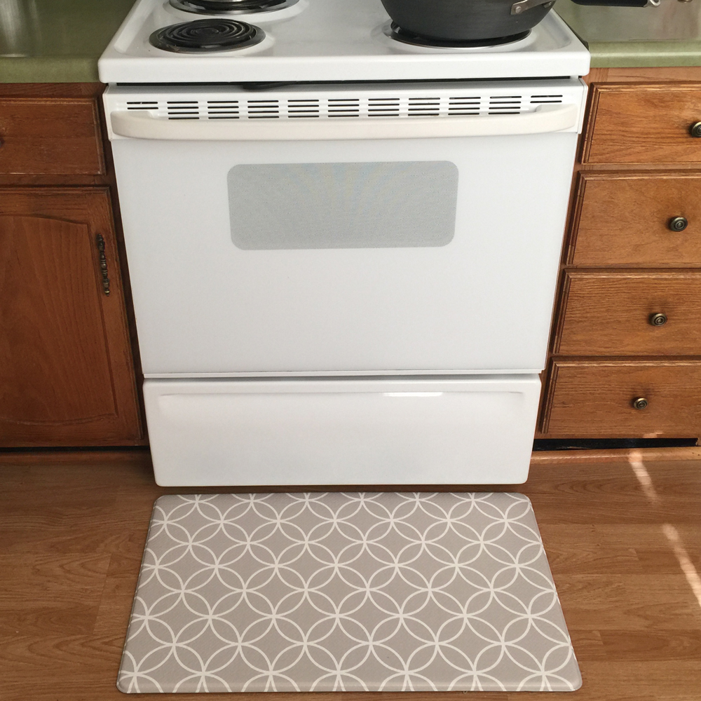 Premium 18" X 30" Kitchen Anti-slip Mat Bathroom Carpet Recycled Rubber Pattern Kitchen Mats
