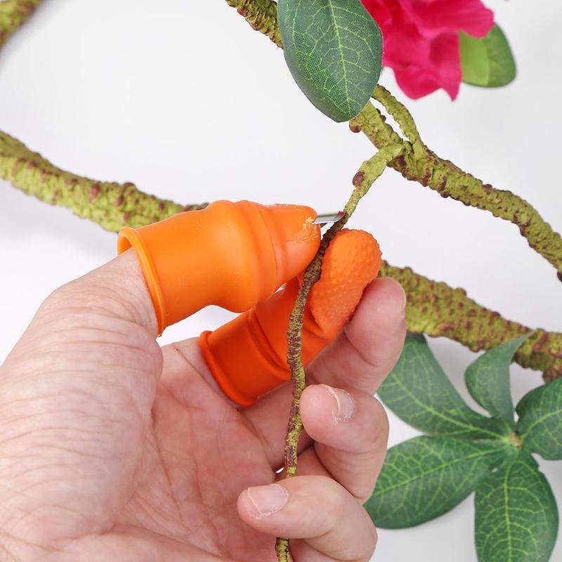 Silicone Thumb Knife Plucking Device for Cutting Vegetable Agricultural