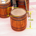 3PCS/Set 1/6 Scale Action figure Accessory WWII German Military Solid Wood Wine Barrel Barril Cask Model For 12Inch Scene prop