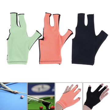 High Quality Billiards Three Finger Gloves Snooker Glove Special High Grade Fingerless Billiard Gloves Sports Equipment