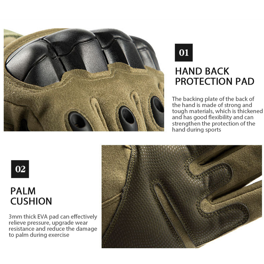Army Military Tactical Gloves Paintball Airsoft Hunting Shooting Outdoor Riding Fitness Hiking Touch Design Full Finger Gloves