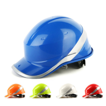 Safety Helmet Hard Hat Work Cap ABS Insulation Material With Phosphor Stripe Construction Site Insulating Protect Helmets 102018